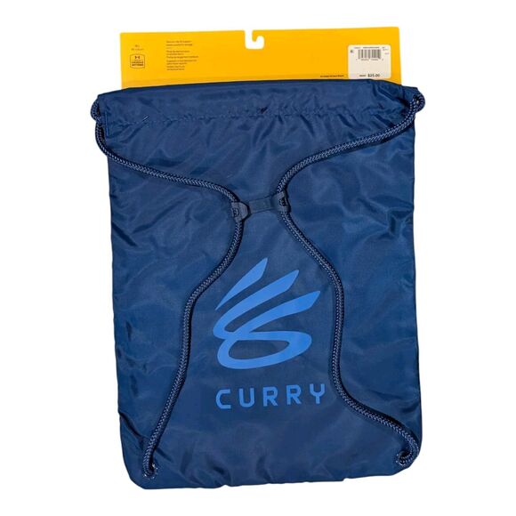 UNDER ARMOUR STEPH CURRY Ozsee GYM BAG SACK BRAND NEW Warriors Interior Pocket - Picture 2 of 8